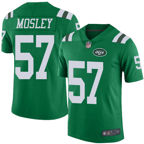 New York Jets Limited Green Youth C.J. Mosley Jersey NFL Football 57 Rush Vapor Untouchable